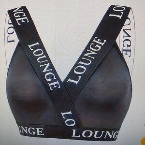 “NWT” Black Plus Size 6X Ladies Lounge Bra